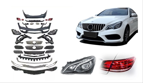 MERCEDES W207 COUPE E 2010-2012 için 2013+ FACELIFT BODY KIT